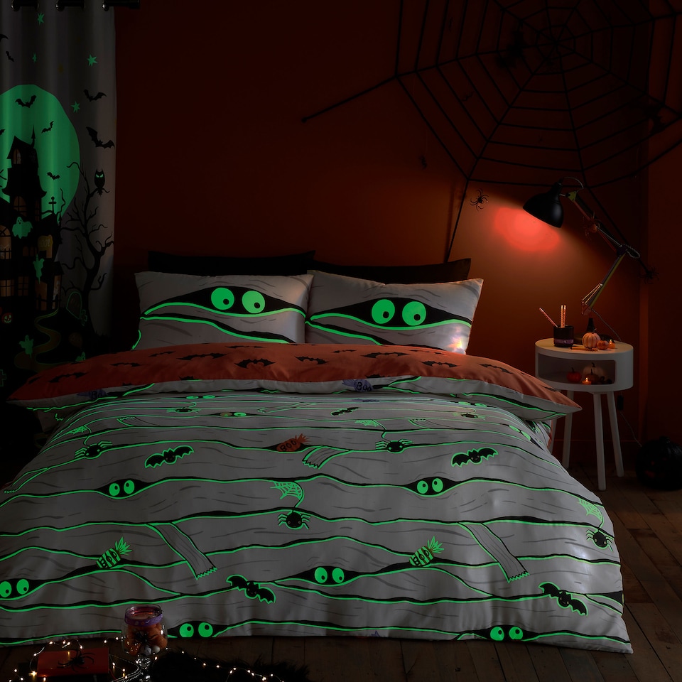 image 1 of Bedlam Mummy Duvet Cover Set White