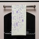 image 2 of Abstract line pattern with school supplies (Kitchen Towel)