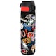 image 2 of Leak Proof Slim Water Bottle, BPA Free, NFL, 500ml (18oz) | Black | NFL Patch Logos | One Size