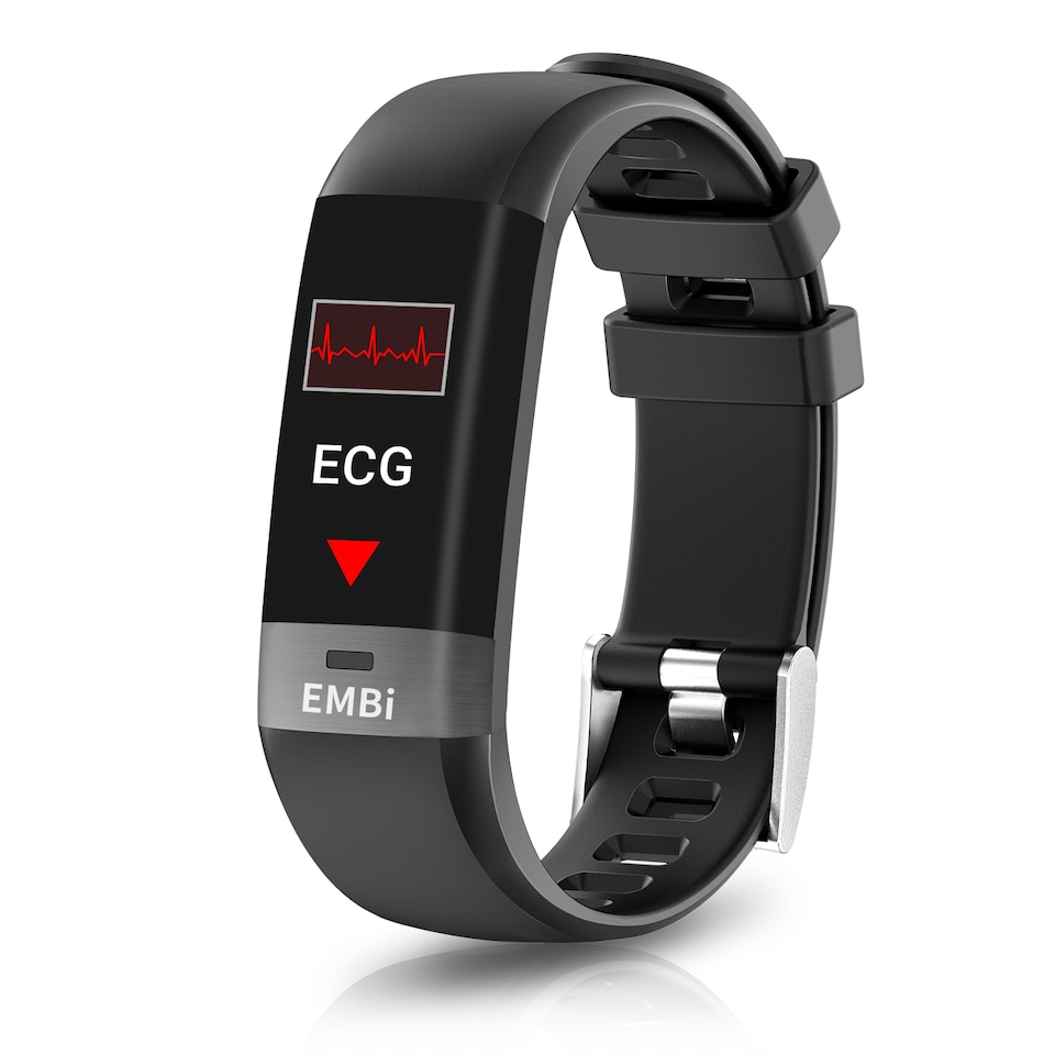 image 1 of Smart Fitness Tracker Watch for iPhone (iOS) Monitor Yourself or Family Heart Blood ECG - Audar EMBi