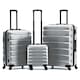 image 6 of Flight Knight Suitcase Sets 3 Piece, Large Suitcase, Extra Large Suitcase, easyJet Cabin Bag 45x36x20cm Underseat Carry On, 100+ Airlines Approved - BA, Ryanair | Black | Black/Tan | Large