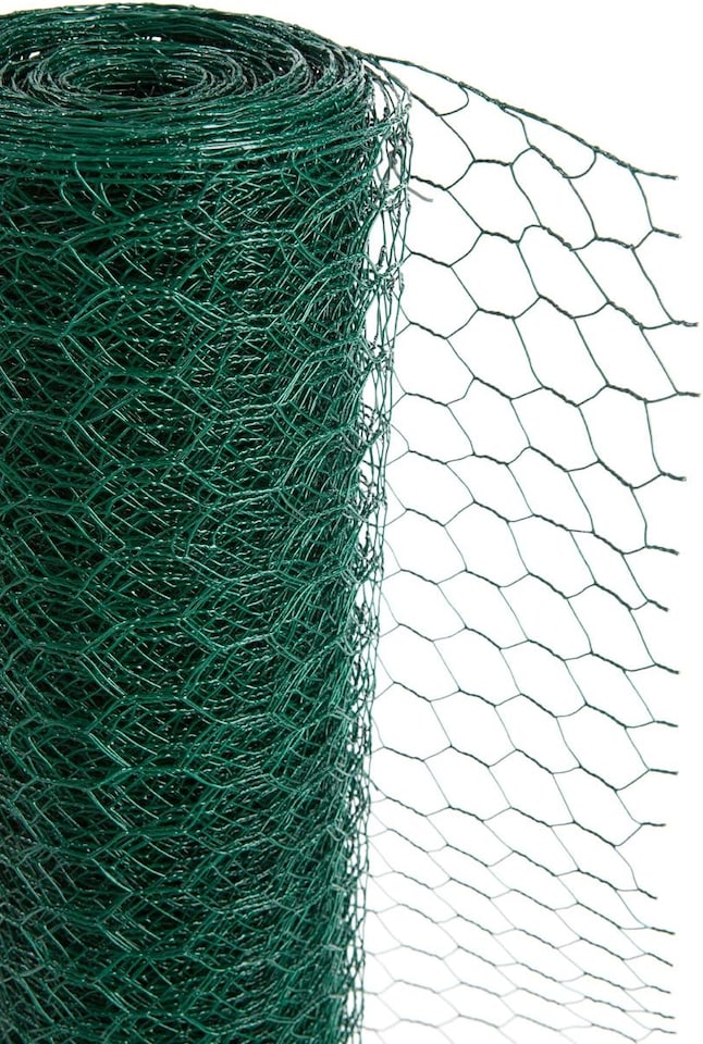 image 1 of Actiaspet PVC Coated Green Chicken Wire Mesh 60cm x 25m Rabbit Garden Fencing