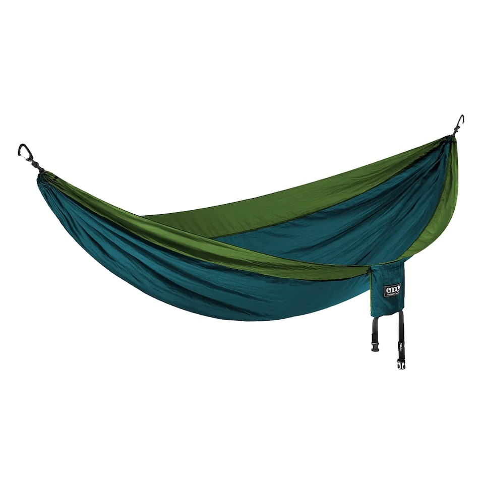 image 1 of SingleNest Hammock - Lightweight Durable Portable Camping Hammock | Blue | Blue | Single | 1