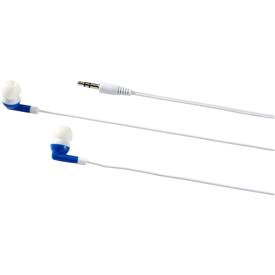 image 1 of Bullet Rebel Earbuds - Royal Blue/White - 6 x 6.5 x 1.7 cm