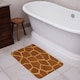 image 2 of Giraffe Print Soft Bathmat | Multi