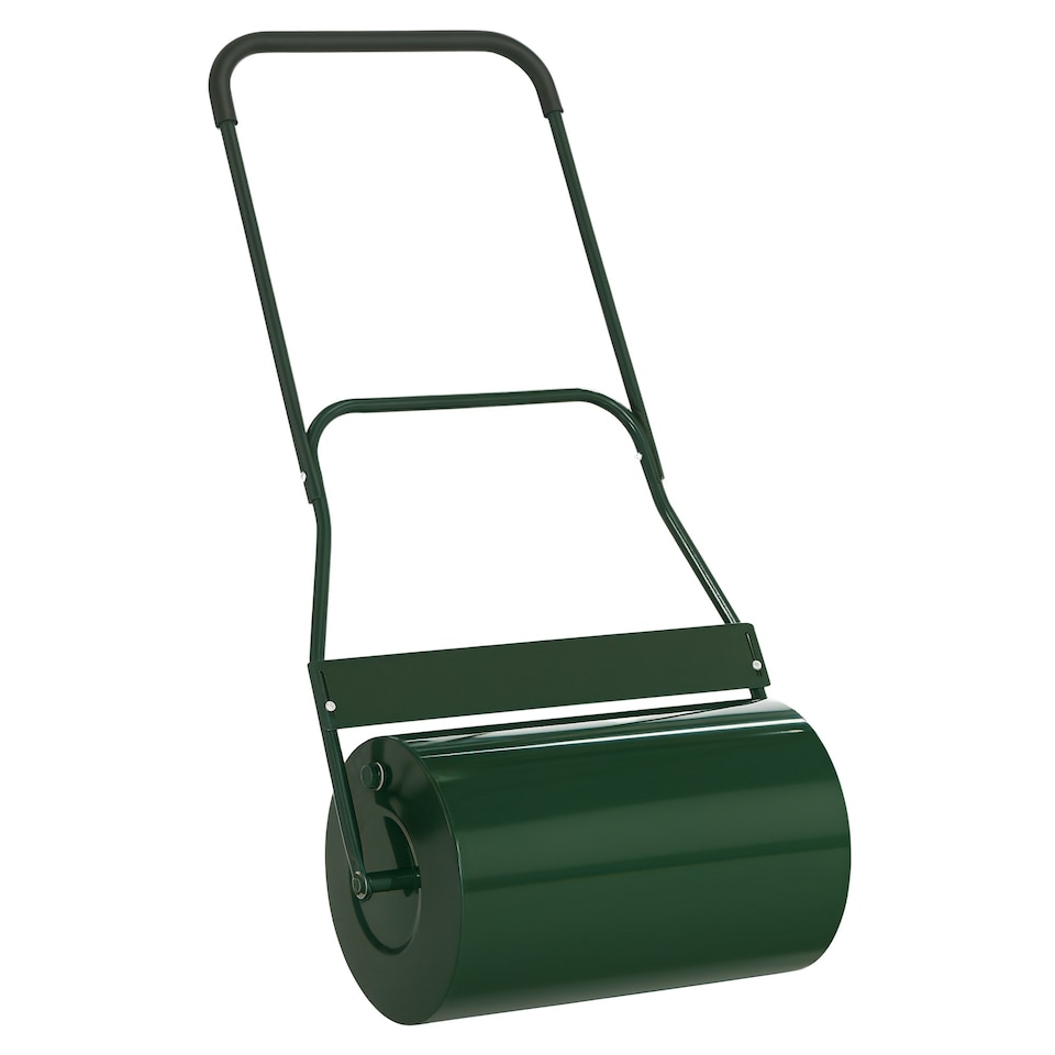 image 1 of Outsunny 40L Lawn Roller Grass Ground Garden Push / Tow Landscaping Erasing Sod