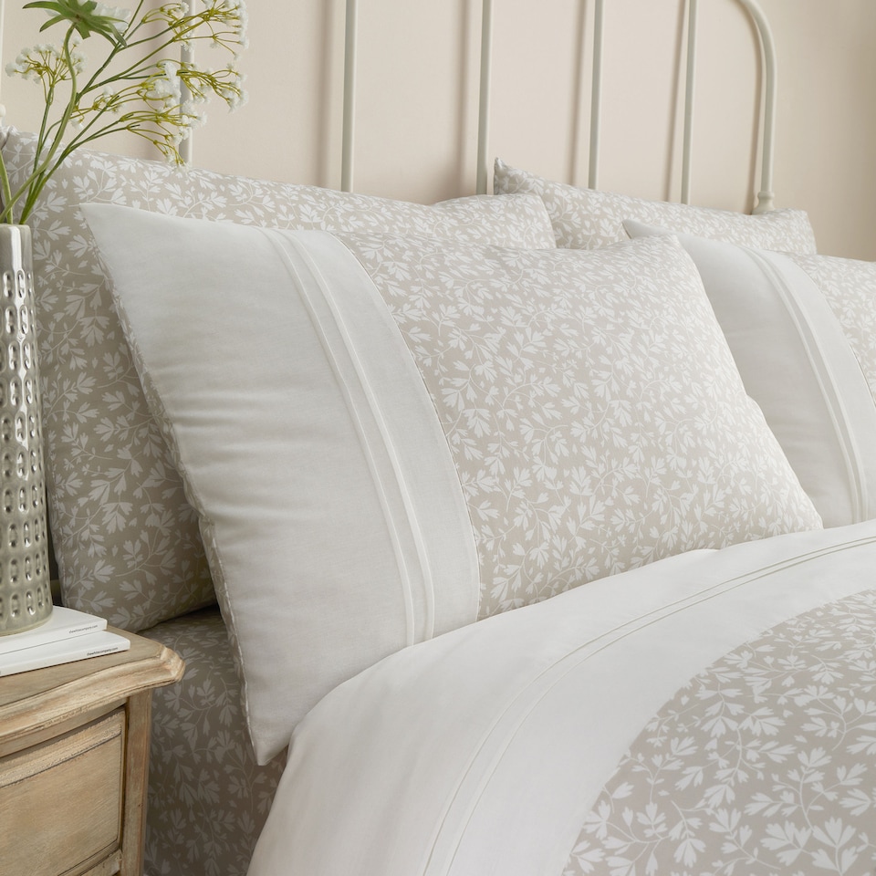 image 1 of D & D Tess Duvet Cover Set Natural
