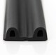 image 3 of Exitex Self Adhesive P Strip Seal 5m Draught Proofing Rubber, Seals Gaps 2mm to 5mm | Black