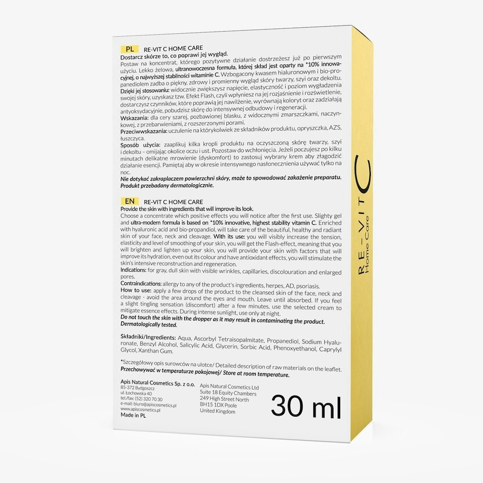 image 1 of Apis Re-Vit C Essence with 10% Vitamin C New Formula 30ml