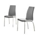 image 1 of Furniturebox 2x Elephant Grey Isco Dining Chairs