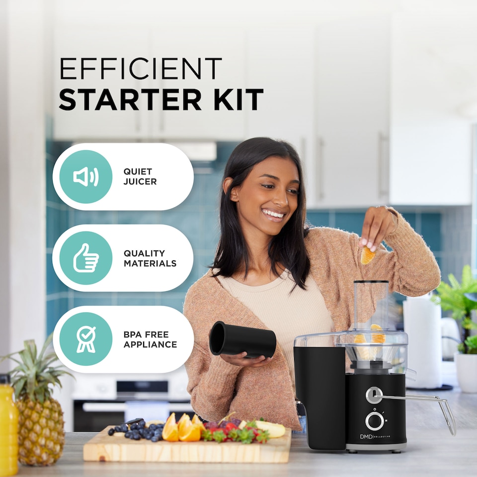 image 1 of DMD Centrifugal Power Juicer, with 3'' Food Chute For Whole Fruit and Vegetables