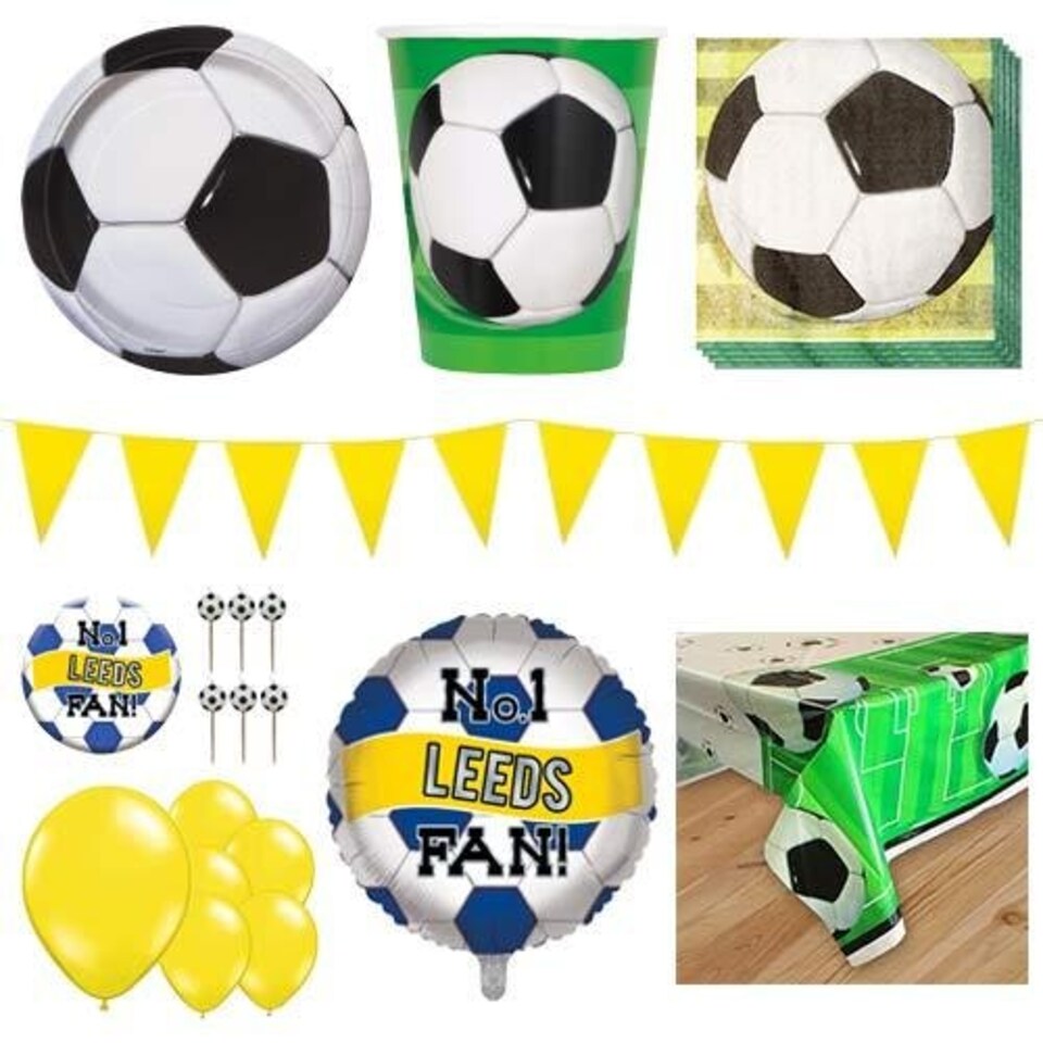 Leeds Football 16 Person Deluxe Party Pack