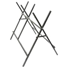 Harbour Housewares Folding Iron Log Saw Horse - Black