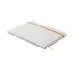 image 3 of MidOcean Route White A5 Notebook - Gold/White - One Size