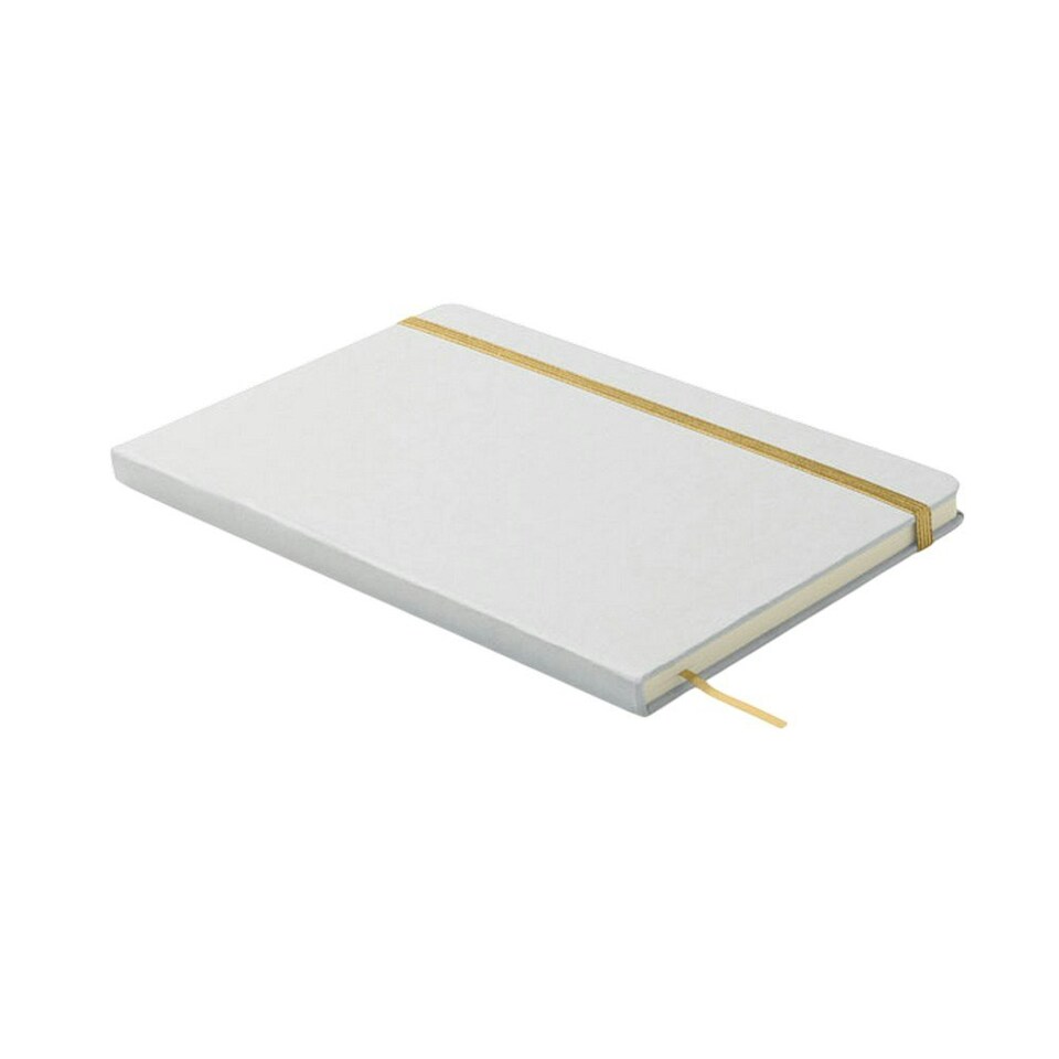 image 1 of MidOcean Route White A5 Notebook - Gold/White - One Size