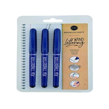 Triple Rollerball Pen Pack (Black) - Manuscript - MT01113BK
