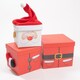 image 2 of Santa Plush Christmas Large Stackable Gift Boxes - Pack of 3