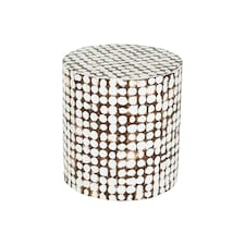 Side table Home ESPRIT White 40 x 40 x 42 cm