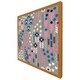 image 4 of Selection of flowers in pink, blue & white (Picutre Frame) Grey | L
