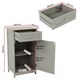 image 3 of Bath Vida Priano 1 Door 1 Drawer Freestanding Bathroom Storage Cabinet, Grey & Oak