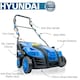 image 2 of Hyundai 2000W 16” / 40cm Artificial Grass Sweeper, Multi-Use Brush & 55L Collection Bag | HYSW2000E
