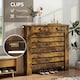 image 5 of HOMCOM Radiator Cover with Drawer, Horizontal Slat, 111cm, Rustic Brown