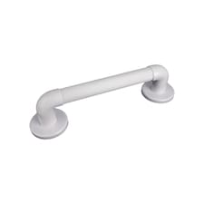 EuroShowers Plastic Fluted Grab Rail Bar (18 inch / 45cm) - White
