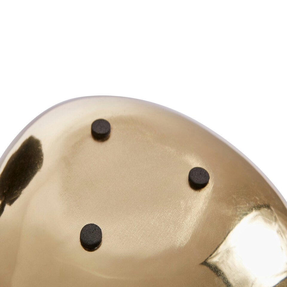 image 1 of Elva Black And Gold Trinket Bowl Gold