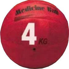 RUBBER MEDICINE BALL (RED) 4KG - Cartasport - RMB4
