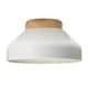 image 6 of Contemporary Scandinavian Designed Semi Flush Ceiling Light in Muted Dove Grey | Grey