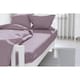 image 2 of Belledorm 400 Thread Count Egyptian Cotton Fitted Sheet - Mulberry - Double