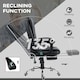 image 4 of Vinsetto Ergonomic Heated 6 Points Vibration Massage Executive Chair Black