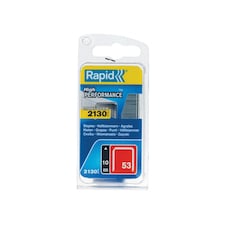 Rapid 53 Series Galvanised Staples - Galvanised - 10mm, Pack of 2000