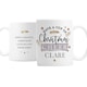 image 1 of Personalised Cup of Christmas Cheer Mug White