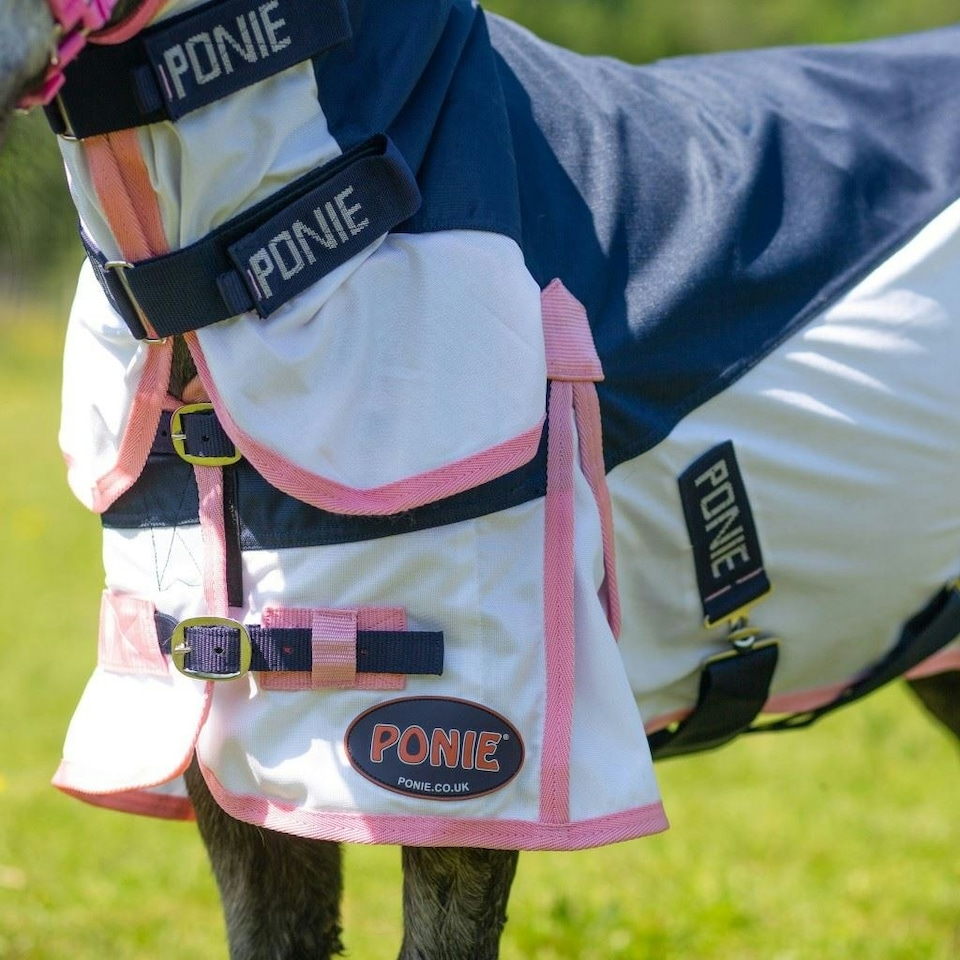 image 1 of Gallop Equestrian Ponie Turnout Fly Rug Combo Blue | Size: 4ft 0
Colour: Navy