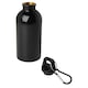 image 2 of Floso Stainless Steel Single Wall 400ml Water Bottle - Solid Black - One Size