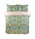 image 3 of Heritage Flora Microfibre Reversible Duvet Cover Set with Pillowcase | Multi | Single