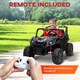 image 8 of AIYAPLAY 2 Seater 24V Kids Electric Car w/ Remote Control, Black