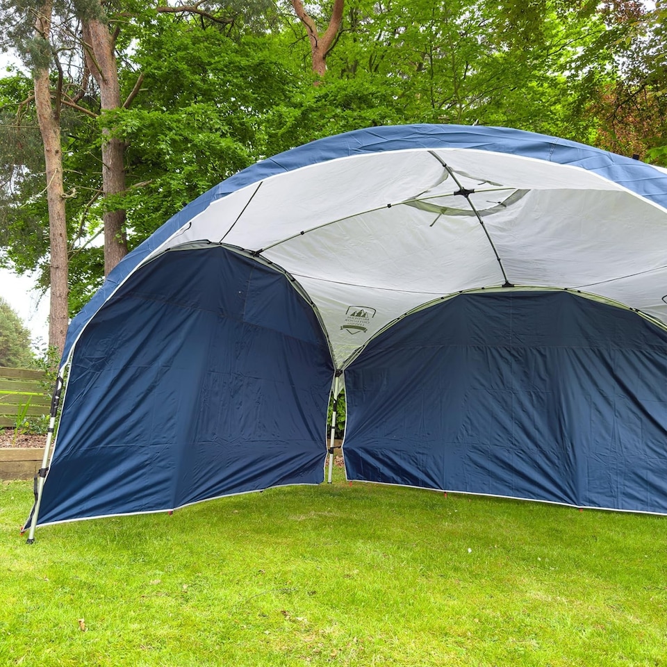 image 1 of Pop Up Gazebo 3.65m x 3.65m Event Shelter Canopy Marquee Tent with Side Wall