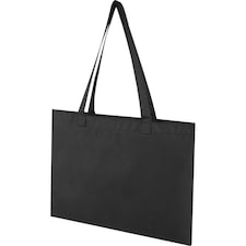 Kai Circular Recycled Tote Bag - Solid Black - One Size | Black