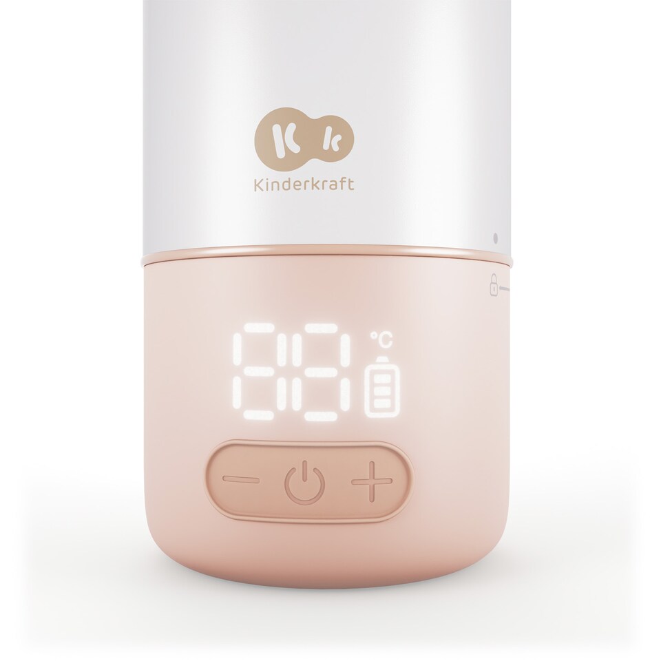 image 1 of Kinderkraft GAJA Rechargable Baby Travel 2-in-1 Milk Warmer and 500 ml Thermos