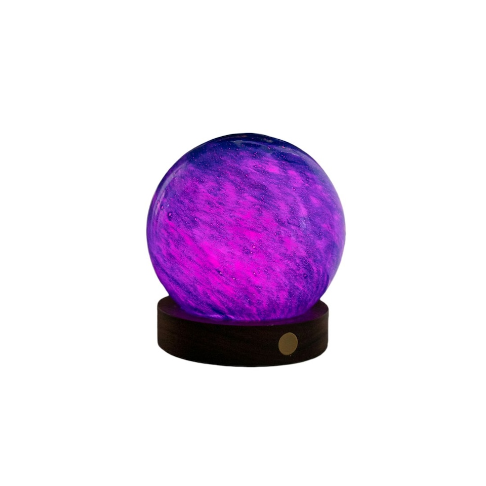 image 1 of Gingko Mini AstraGlass Desk Lamp Multi | Galaxy Breeze