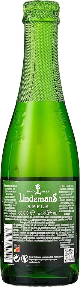 image 1 of Lindemans Apple Lambic Belgian Beer 12 x 35.5cl Bottles