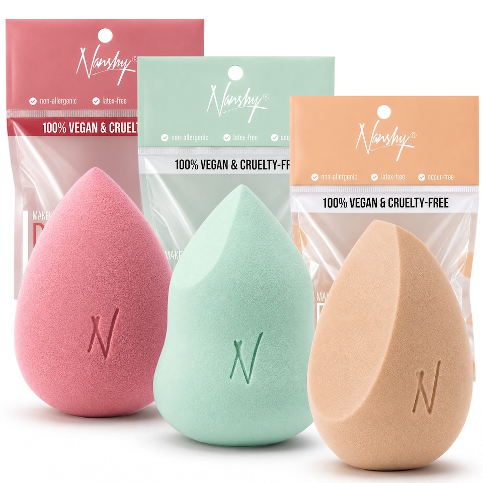 image 1 of Nanshy Makeup Blending Sponges - Trio
