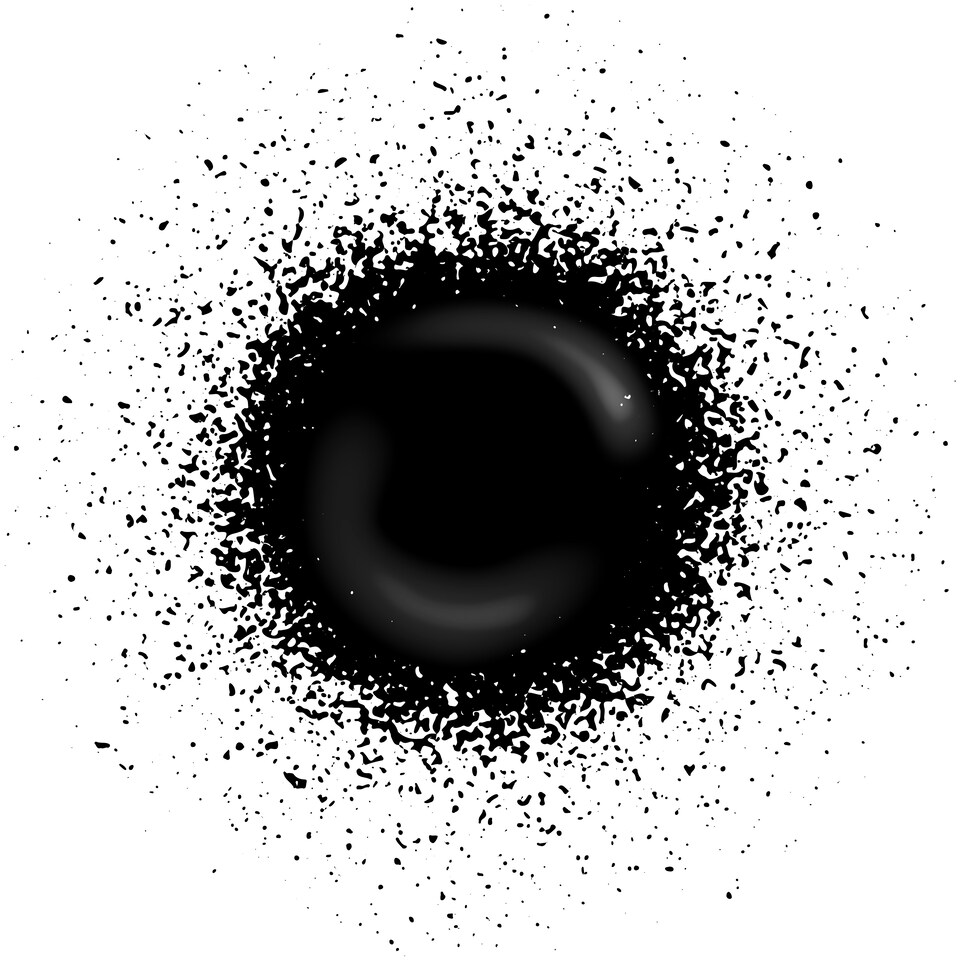 image 1 of Jenolite Directorust All-in-One Multi-Surface Paint - Black Gloss - 400ml Spray Can