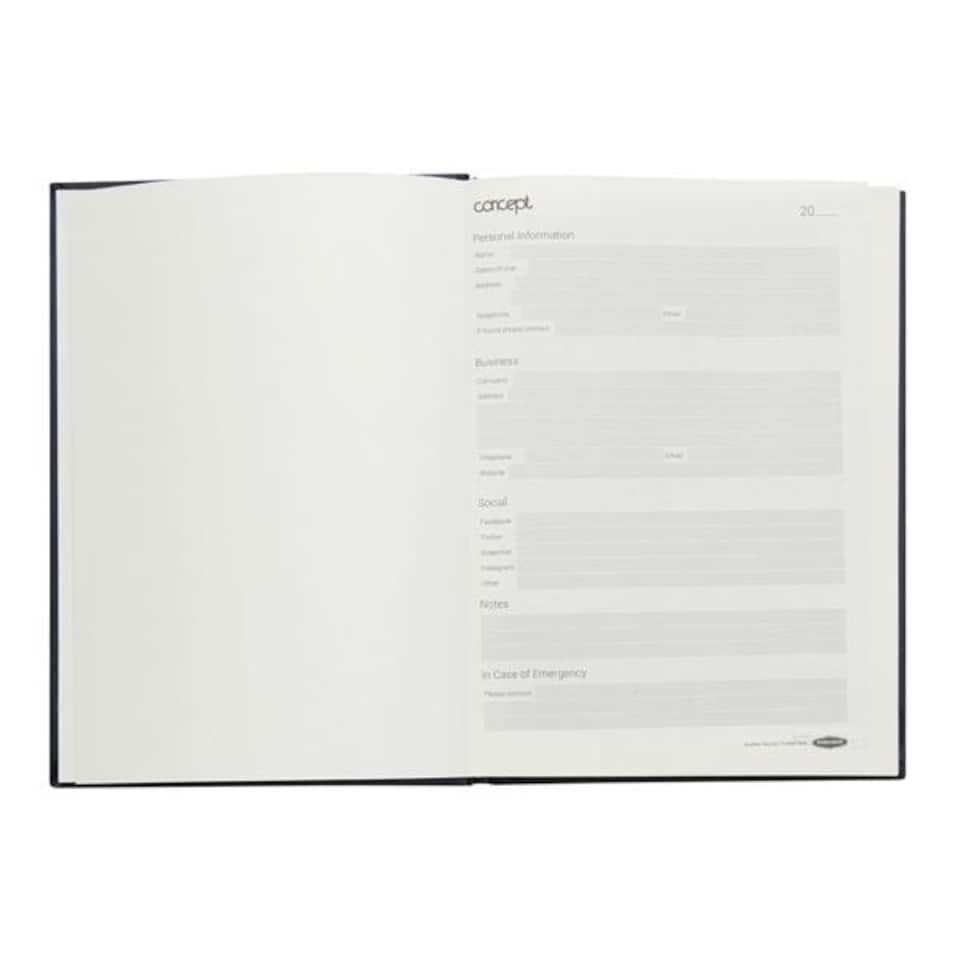 image 1 of A5 Page A Day Undated Diary by Concept Green