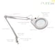 image 3 of PURElite LED Swivel Magnifying Lamp - Clip-on Table & Desk Lamp, Flexible Neck, 10cm Lens with 2x Magnification