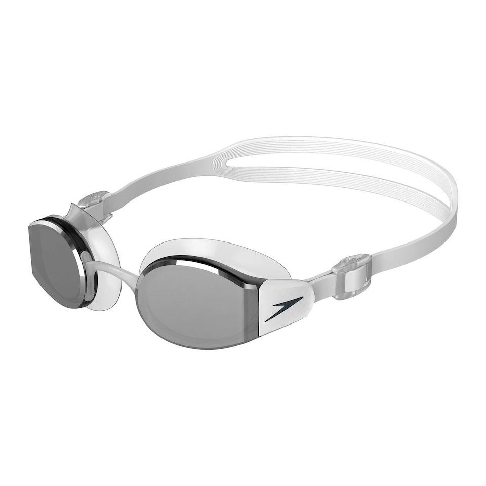 image 1 of Speedo Mens Mariner Pro 2024 Swimming Goggles - White/Grey - One Size