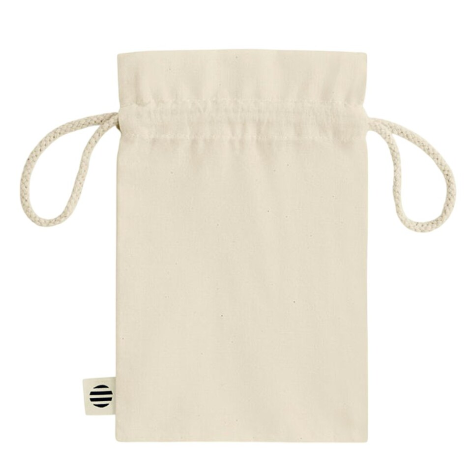 image 1 of MidOcean Amber Organic Cotton Gift Bag - Beige - 22cm x 14cm Brown | 22cm x 14cm