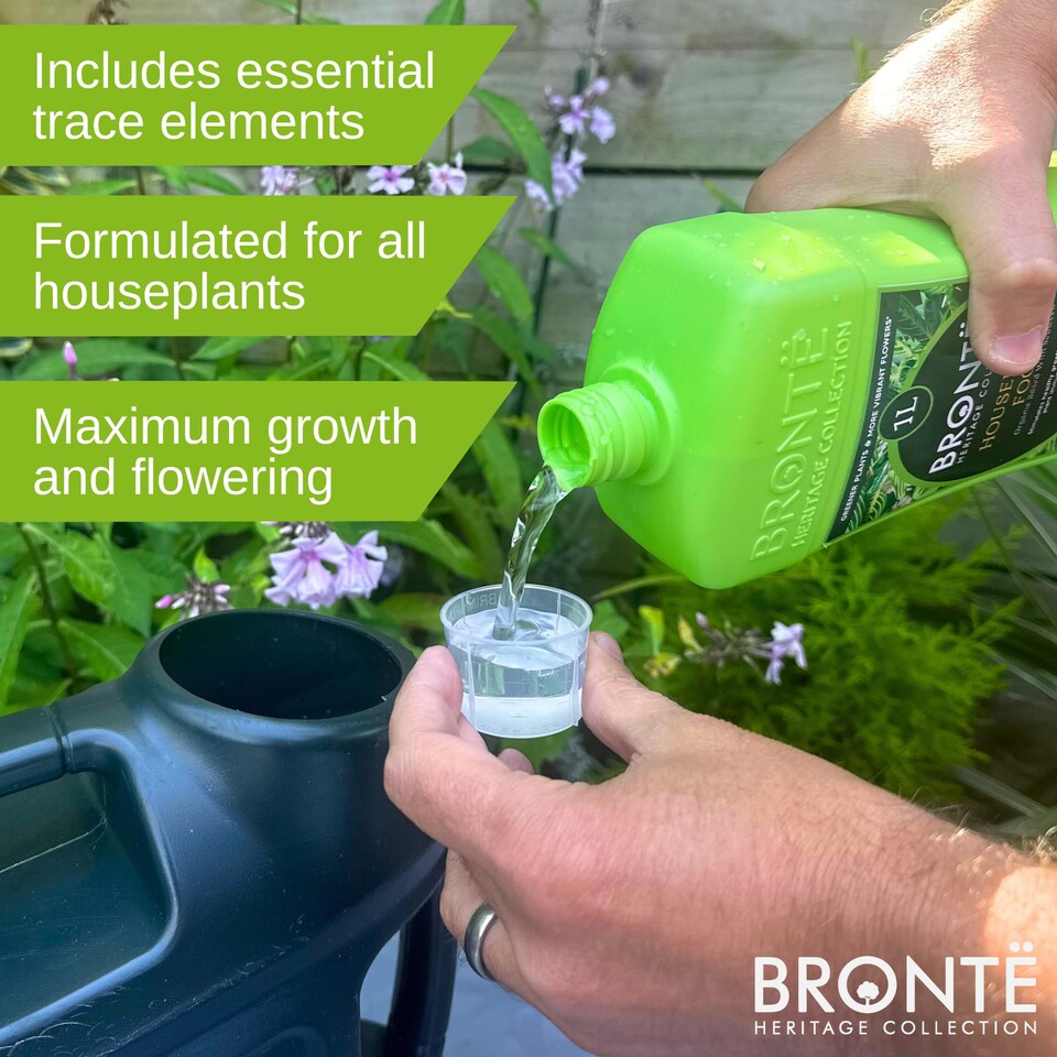 image 1 of Bronte Heritage Collection Concentrated Houseplant Food 1L Organic Seaweed-Enriched Liquid Fertiliser